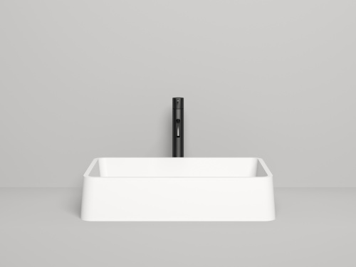 Раковина из искусственного камня S-Stone Salini GLORIA 1102207M 60х40 накладная цвет белый без отверстий под смеситель